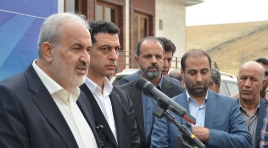 فاز اول شبکه آبیاری و زهکشی سد تنگ حمام افتتاح شد
