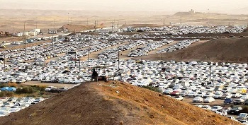 سیل استقبال زائران اربعین از مرز خسروی؛ اولین پارکینگ پُر شد