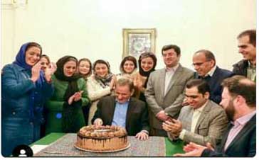 جشن تولد اسحاق جهانگیری در کاخ سعدآباد +عکس /چرا دیگران نگیرند